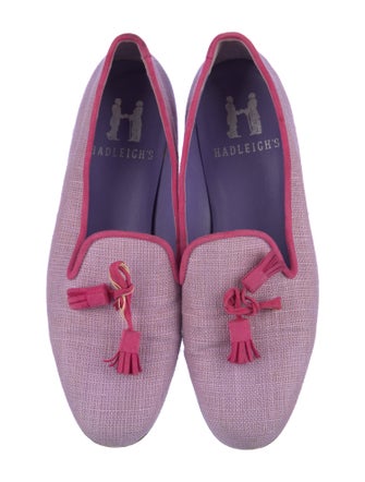 Hadleigh's Canvas Embroidered Accent Loafers