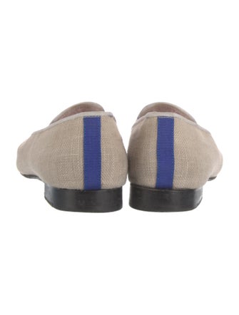 Hadleigh's Canvas Embroidered Accent Loafers