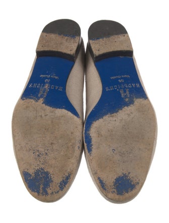 Hadleigh's Canvas Embroidered Accent Loafers