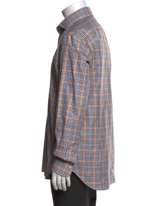 Hadleigh's Plaid Print Long Sleeve Dress Shirt