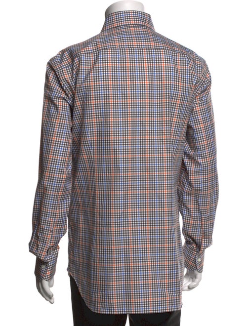 Hadleigh's Plaid Print Long Sleeve Dress Shirt