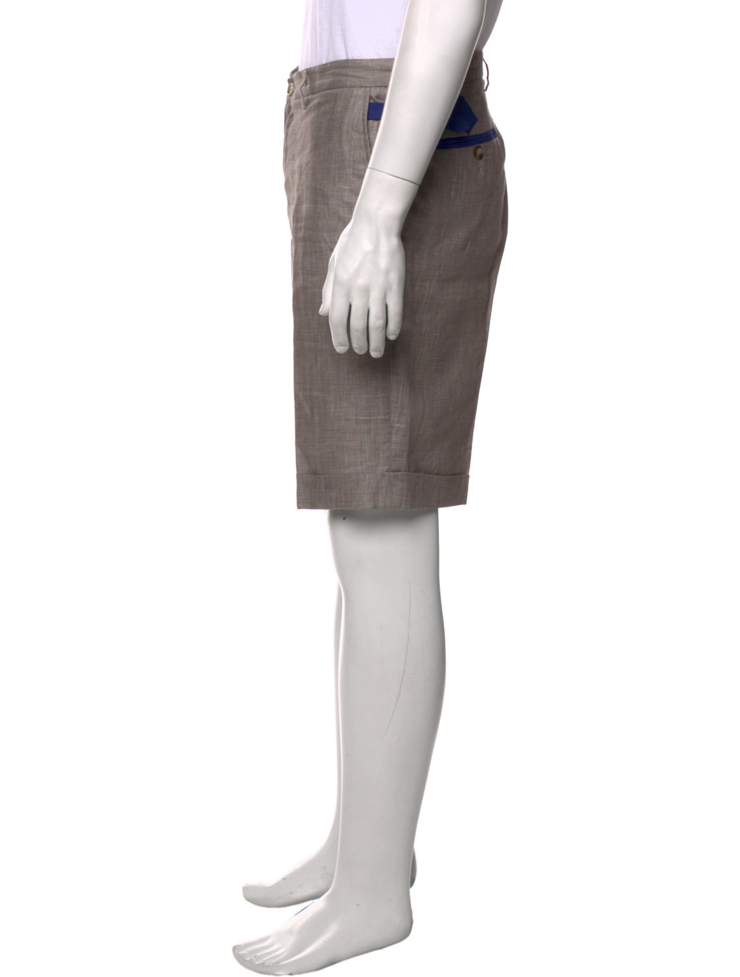 Hadleigh's Linen Flat Front Shorts