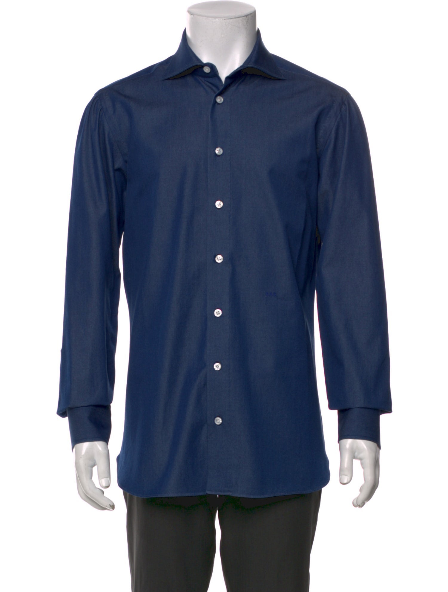 Hadleigh's Cashmere Long Sleeve Dress Shirt