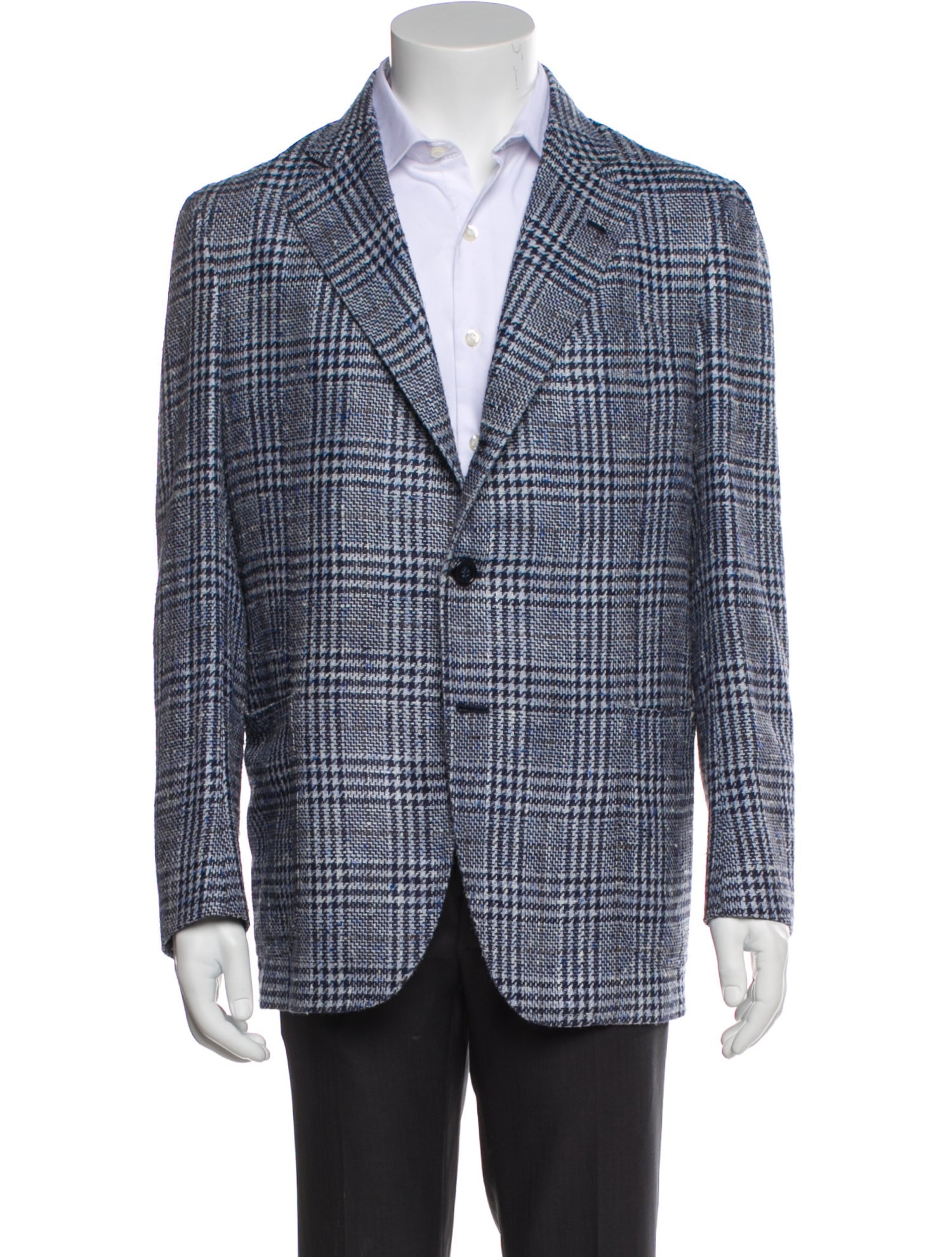 Hadleigh's Wool Plaid Print Sport Coat