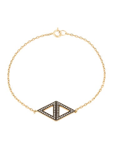 Noor Fares Diamond Rhombus Bracelet