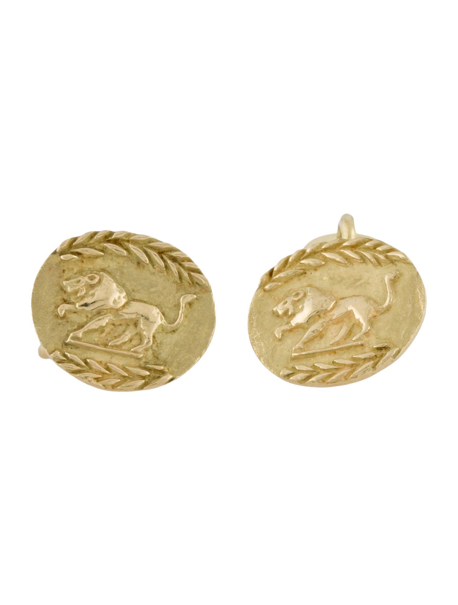 Matthew Trent 18K Lion Cufflinks