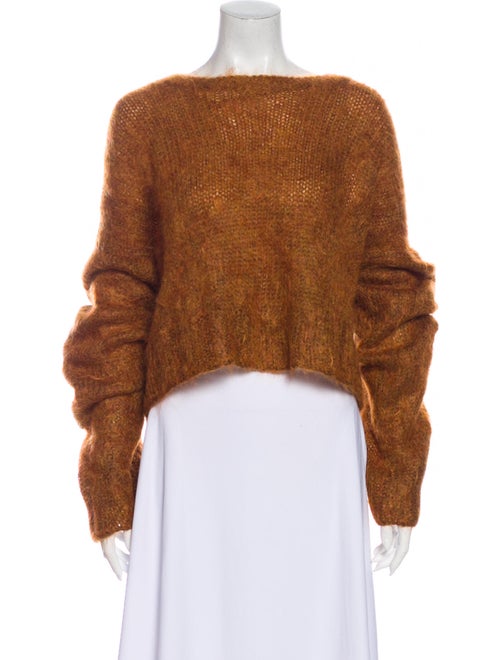Hillier Bartley Bateau Neckline Sweater Orange