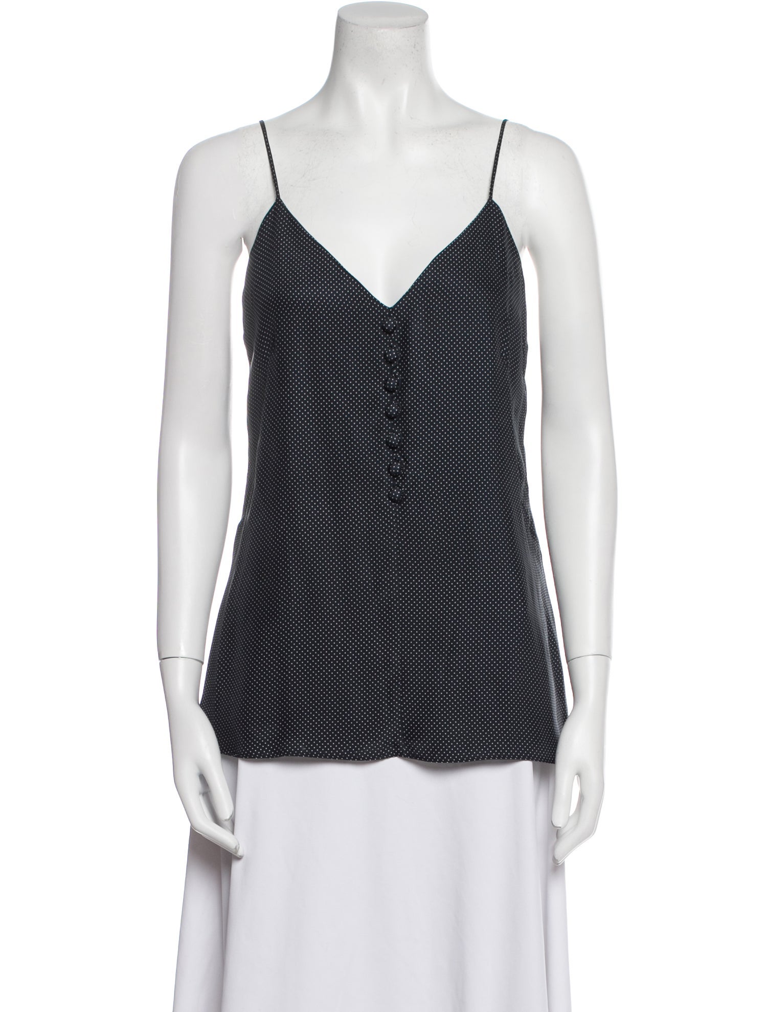 Hillier Bartley Silk Polka Dot Print Top