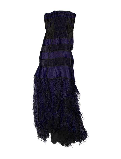 Hilfiger Collection Lace Pattern Long Dress