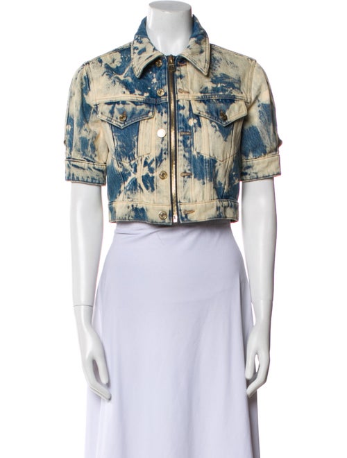 Hilfiger Collection Tie-Dye Print Denim Jacket