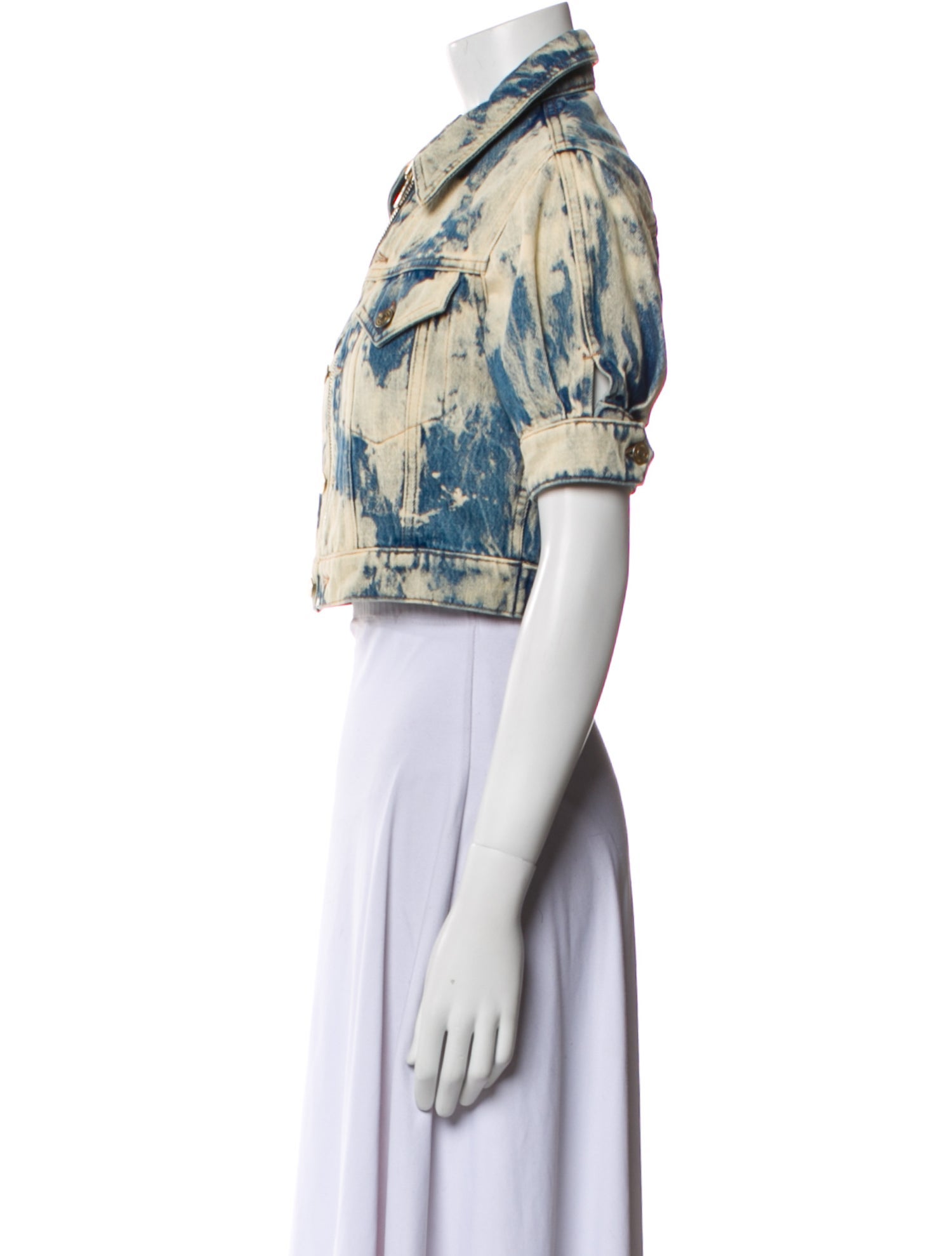 Hilfiger Collection Tie-Dye Print Denim Jacket