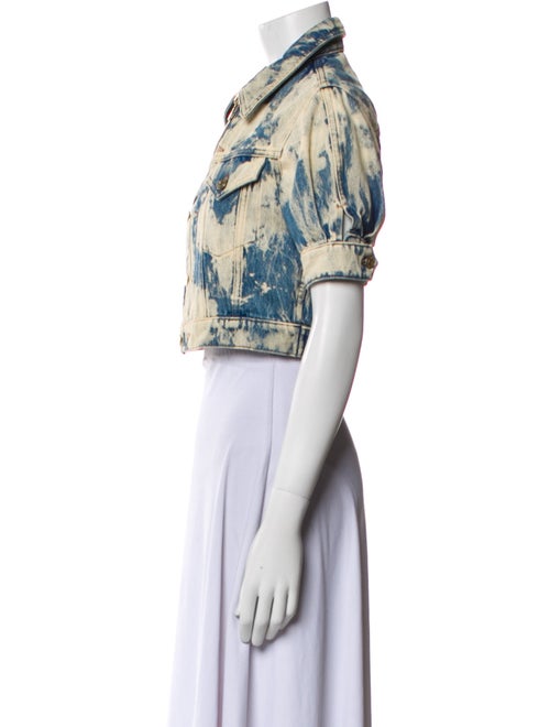 Hilfiger Collection Tie-Dye Print Denim Jacket