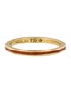 Hidalgo 18K Enamel Thin Band