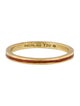 Hidalgo 18K Enamel Thin Band