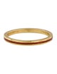 Hidalgo 18K Enamel Thin Band