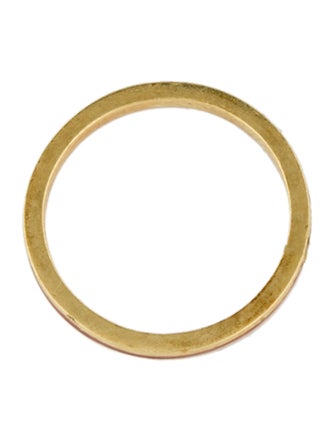 Hidalgo 18K Enamel Thin Band