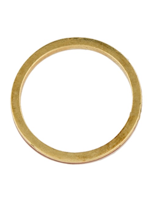 Hidalgo 18K Enamel Thin Band