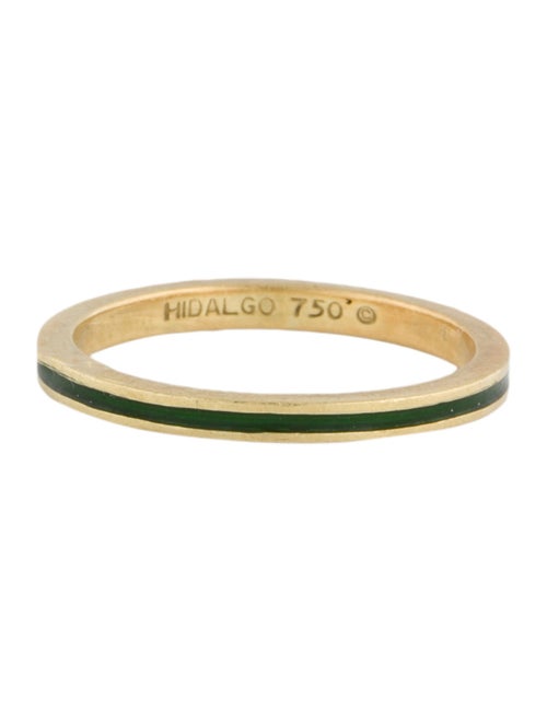 Hidalgo 18K Enamel Thin Band