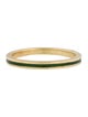 Hidalgo 18K Enamel Thin Band