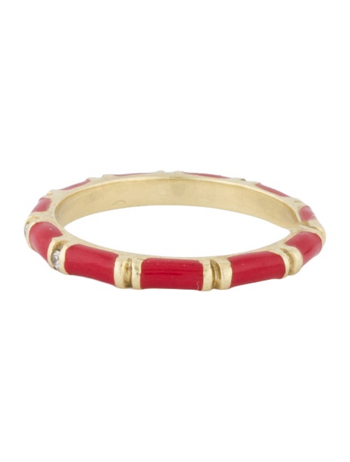 Hidalgo 18K Diamond & Enamel Band