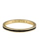 Hidalgo 18K Enamel Thin Band