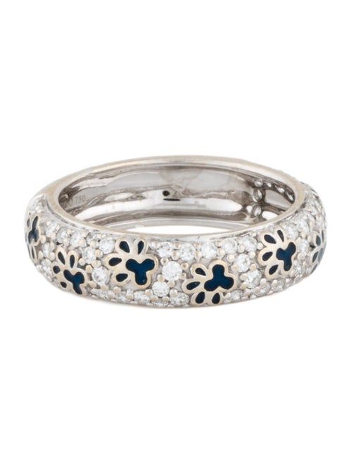 Hidalgo 18K Diamond Paw Print Band Ring