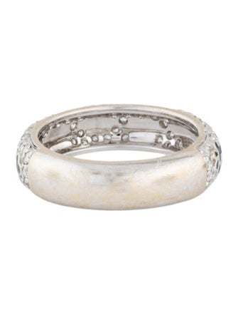 Hidalgo 18K Diamond Paw Print Band Ring