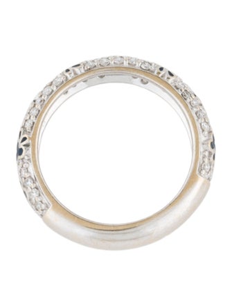 Hidalgo 18K Diamond Paw Print Band Ring