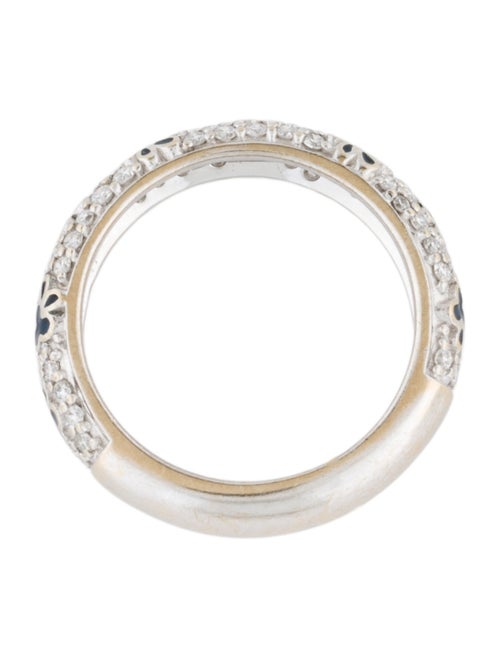 Hidalgo 18K Diamond Paw Print Band Ring