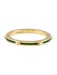 Hidalgo 18K Enamel Studded Band