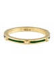 Hidalgo 18K Enamel Studded Band