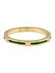 Hidalgo 18K Enamel Studded Band