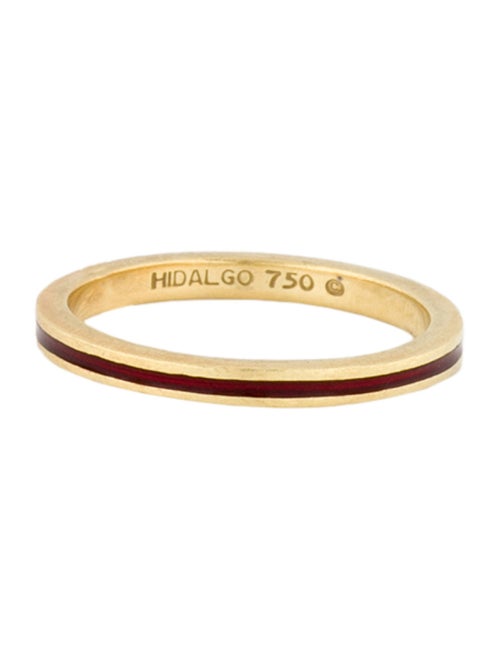 Hidalgo 18K Enamel Stacking Band Ring
