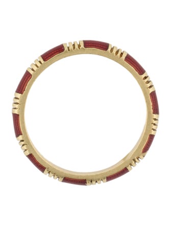 Hidalgo 18K Enamel Band