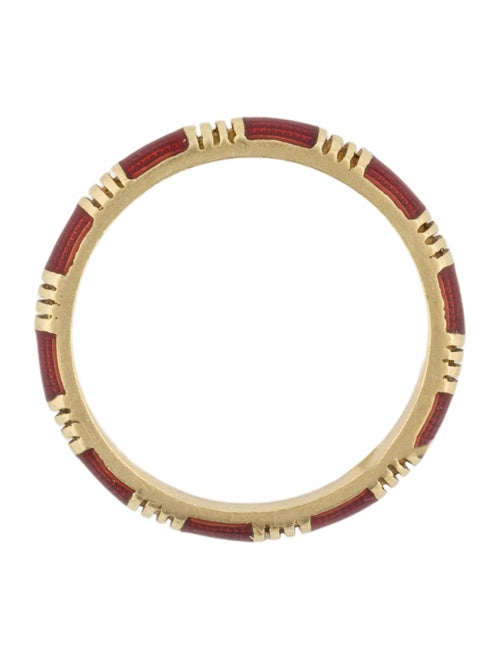 Hidalgo 18K Enamel Band