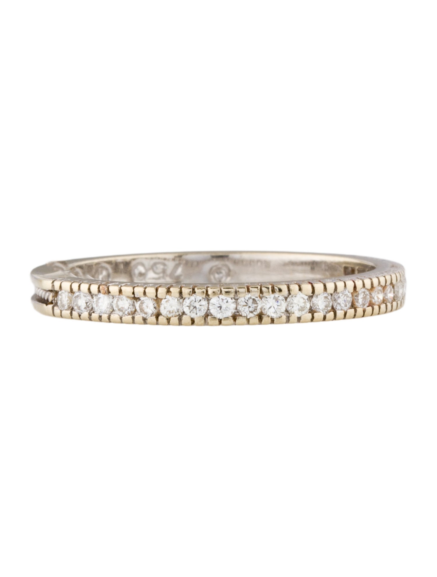 Hidalgo 18K Diamond Half Eternity Band