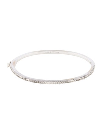Hidalgo 18K Diamond Hinged Bangle