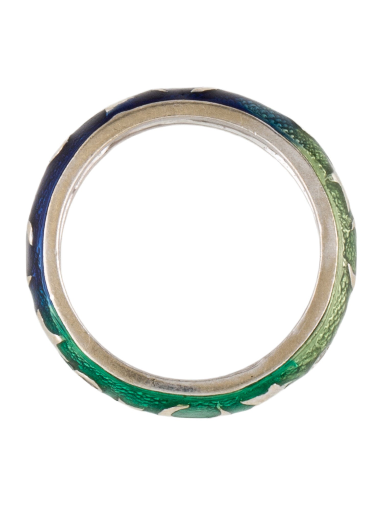 Hidalgo 18K Diamond Moon & Star Enamel Band