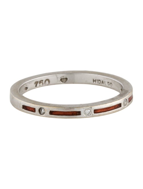 Hidalgo 18K Diamond & Enamel Band