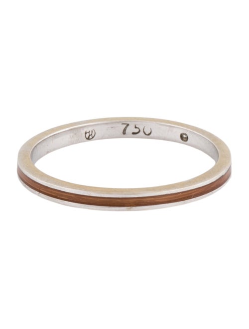 Hidalgo 18K Enamel Stacking Band