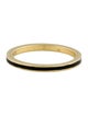 Hidalgo 18K Enamel Stacking Band