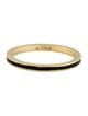 Hidalgo 18K Enamel Stacking Band