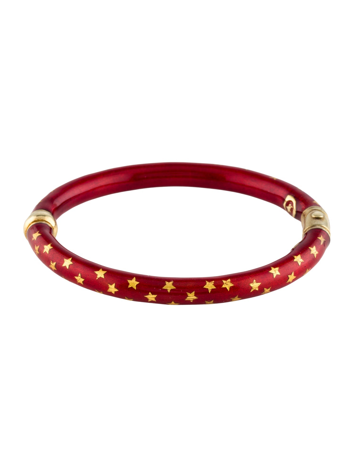 Hidalgo 18K Enamel Hinged Bracelet