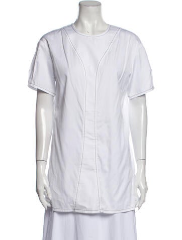 Hiraeth Tops Crew Neck Short Sleeve Tunic US 4 | S