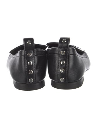 Hiraeth Leather Studded Accents Loafers