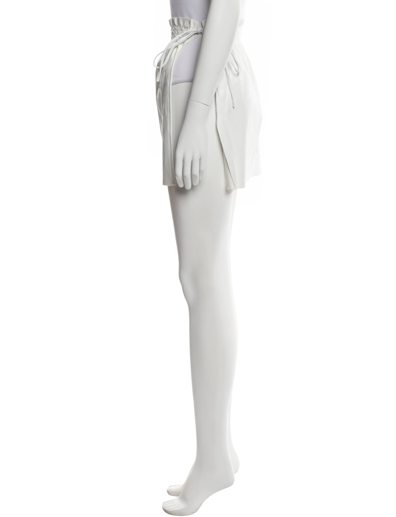 Hiraeth Raw-Edge Trim Mini Skirt