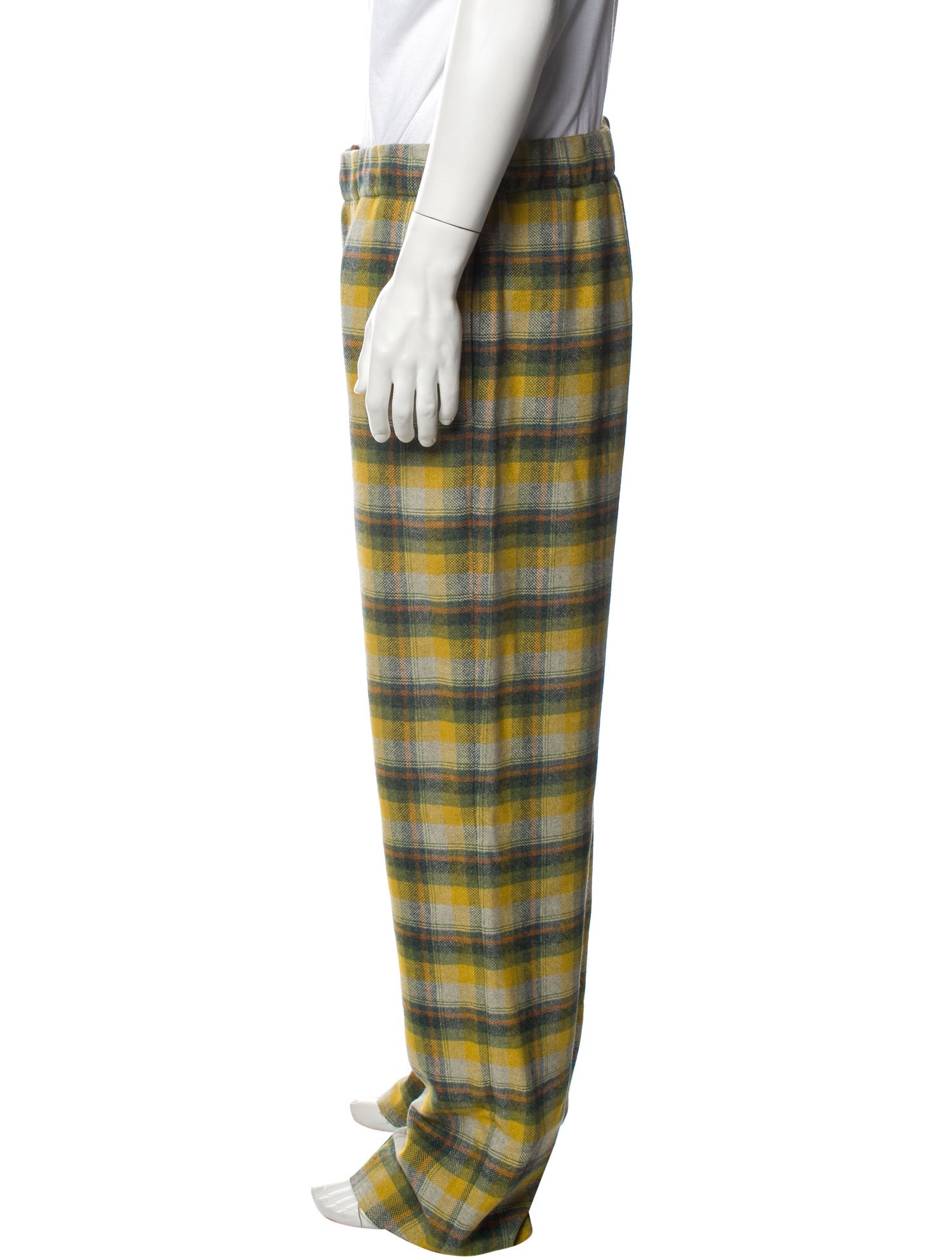 Zegna x The Elder Statesman Checked Oasi Cashmere Silk Pajama Bottoms
