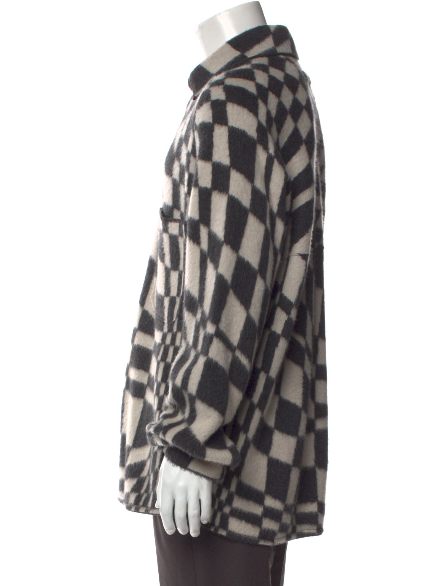 Zegna x The Elder Statesman Cashmere Plaid Print Shirt