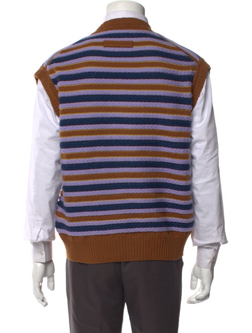 Zegna x The Elder Statesman Cashmere Striped Sweater Vest