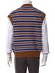 Zegna x The Elder Statesman Cashmere Striped Sweater Vest